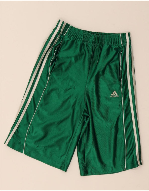 Adidas Boys Sports Shorts 10-11 år Medium Green Polyester