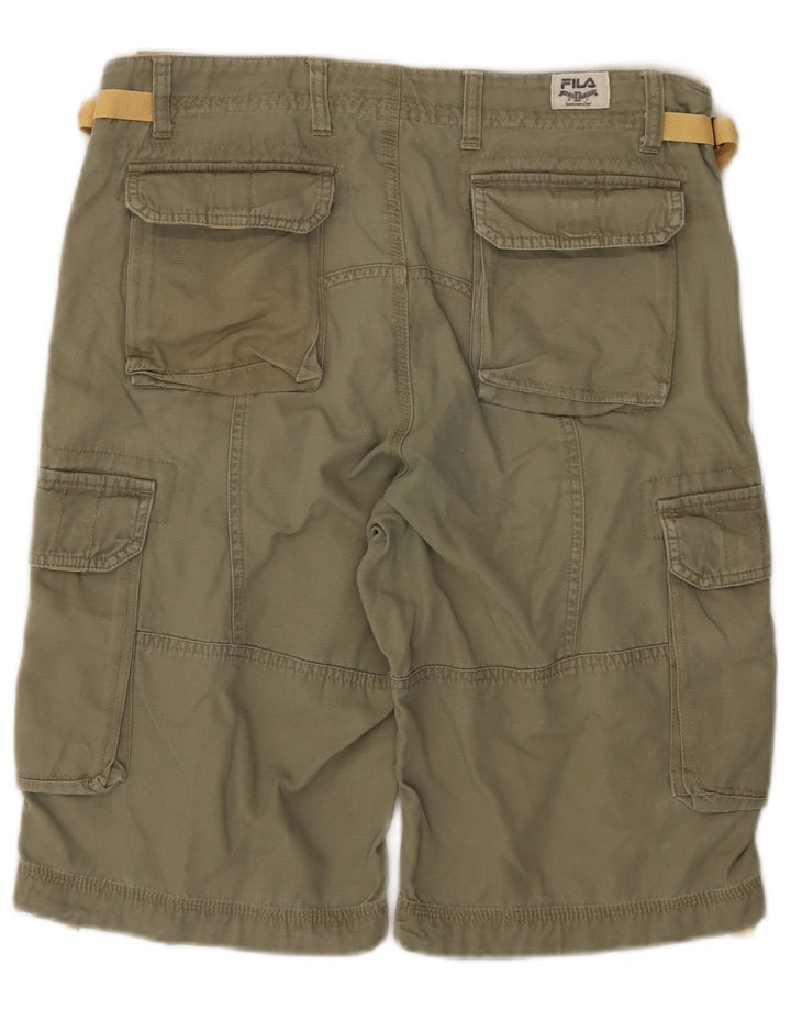 Fila Herre Cargo Shorts W34 Large Khaki