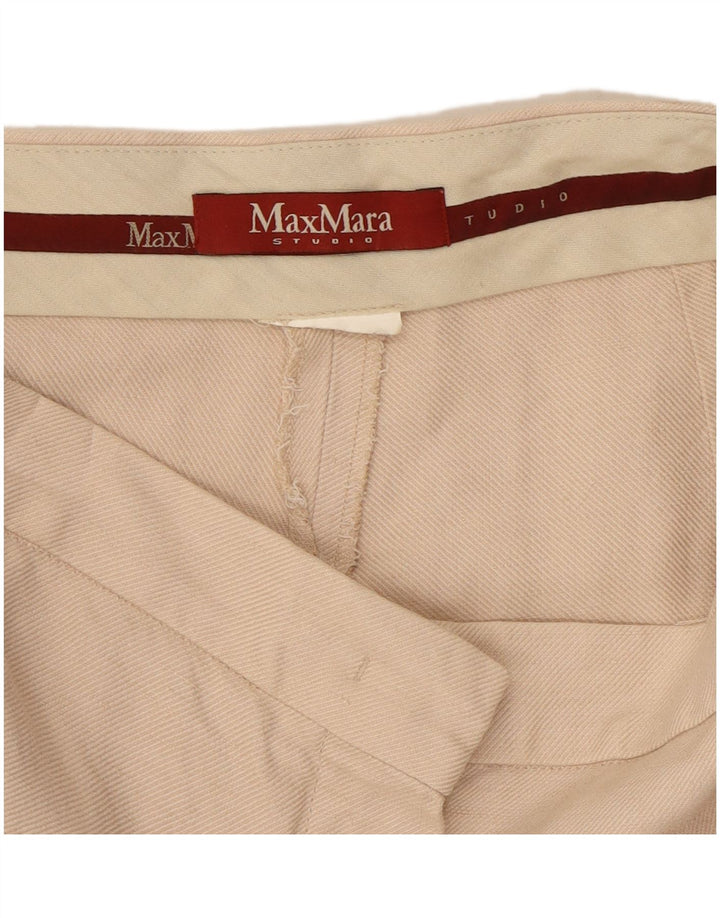 Max Mara Dame Capri Bukser med brede ben W28 L21 Beige