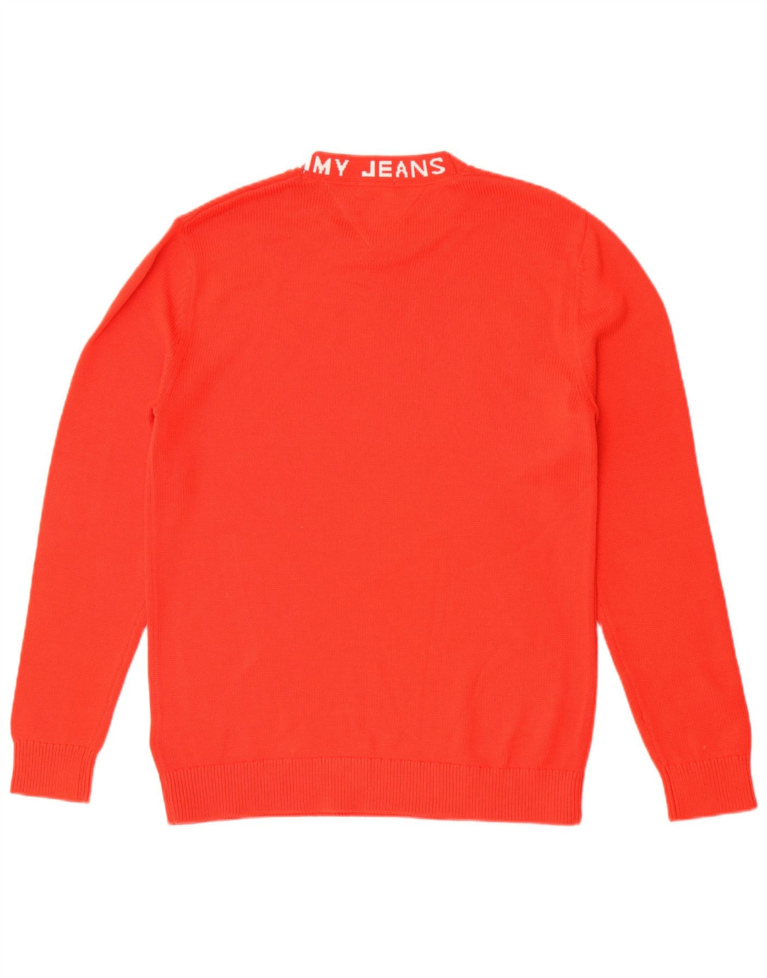 Tommy Hilfiger Herre Grafisk Regular Fit Crew Neck Jumper Sweater Medium Rød