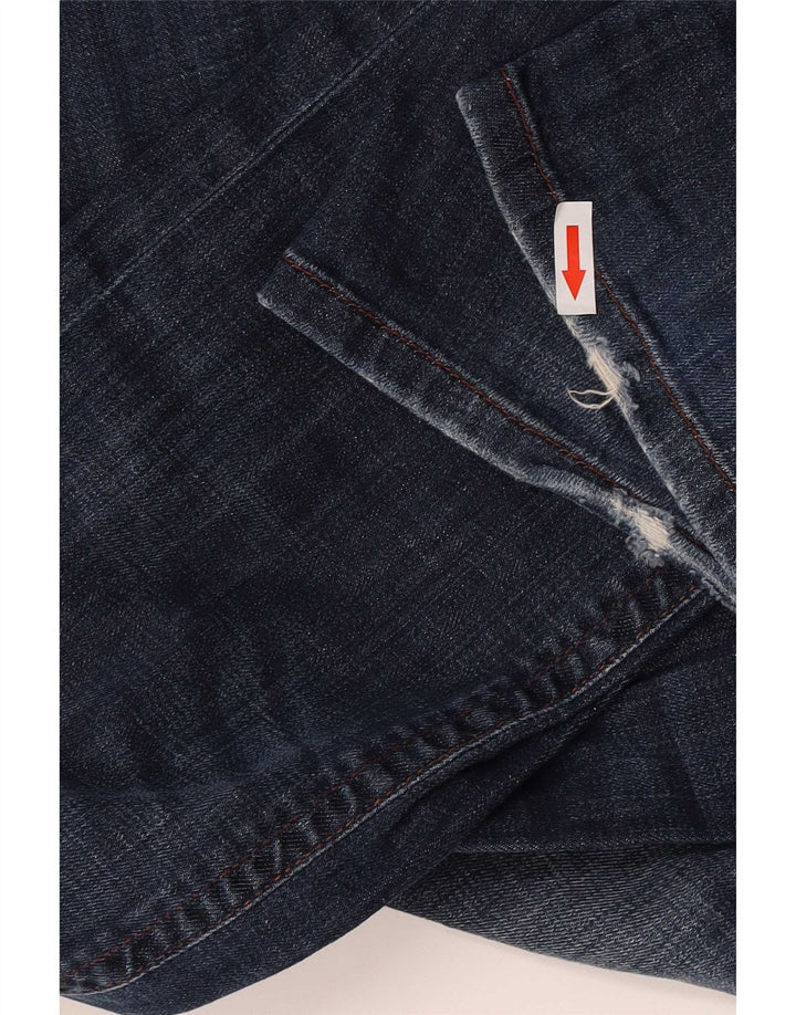 Gas Straight Jeans til kvinder W29 L34 Blå Bomuld