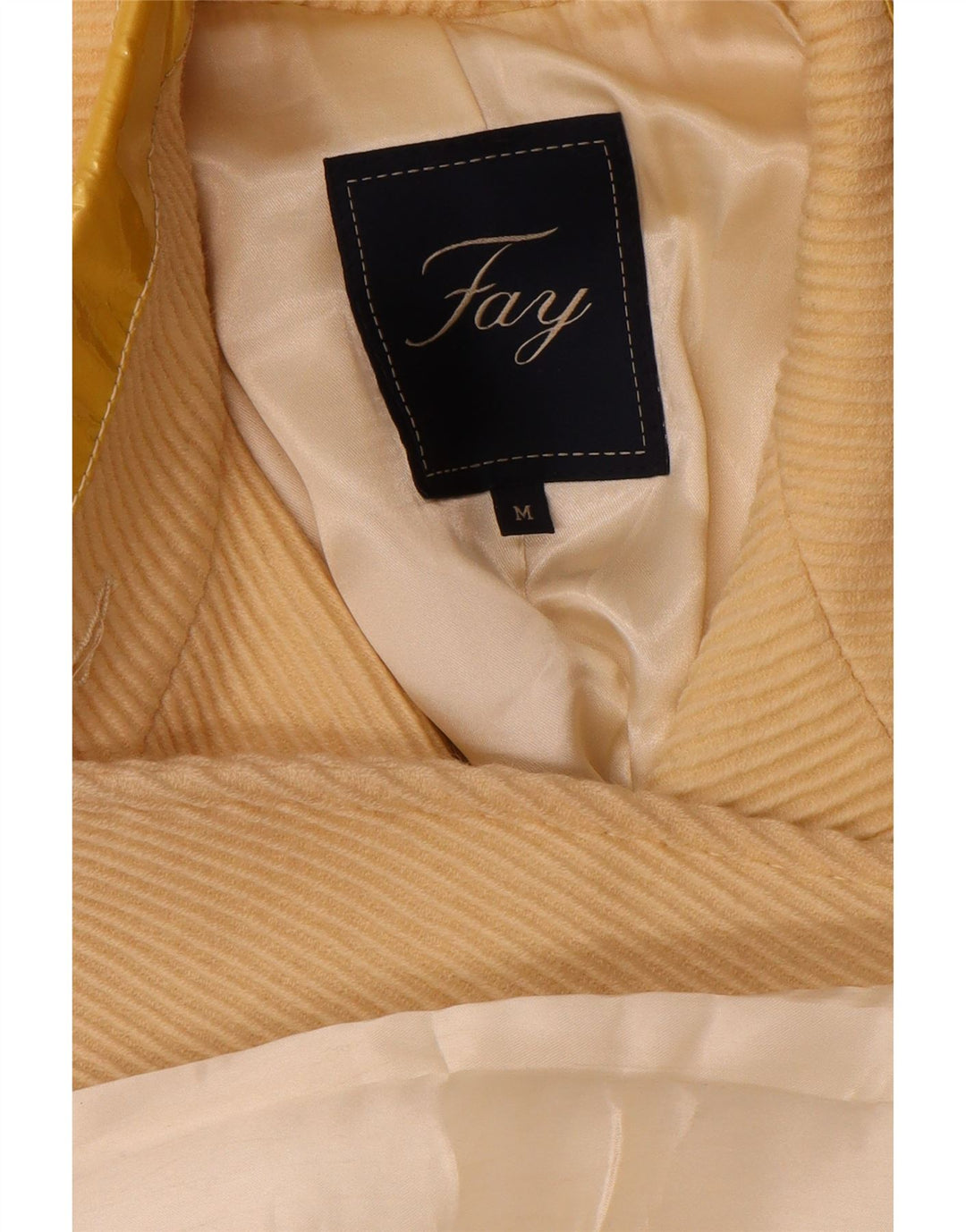 Fay Dame Overfrakke UK 12 Medium Beige Uld