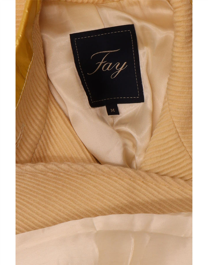 Fay Dame Overfrakke UK 12 Medium Beige Uld