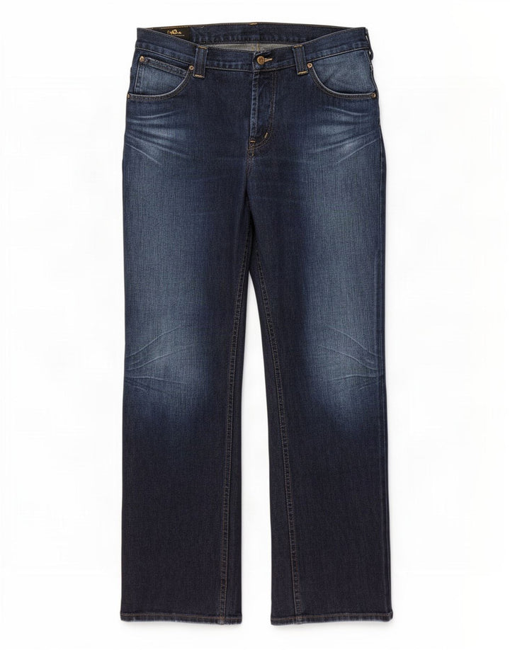 Lee Herre Roscoe Bootcut Jeans W34 L34 Blå Bomuld
