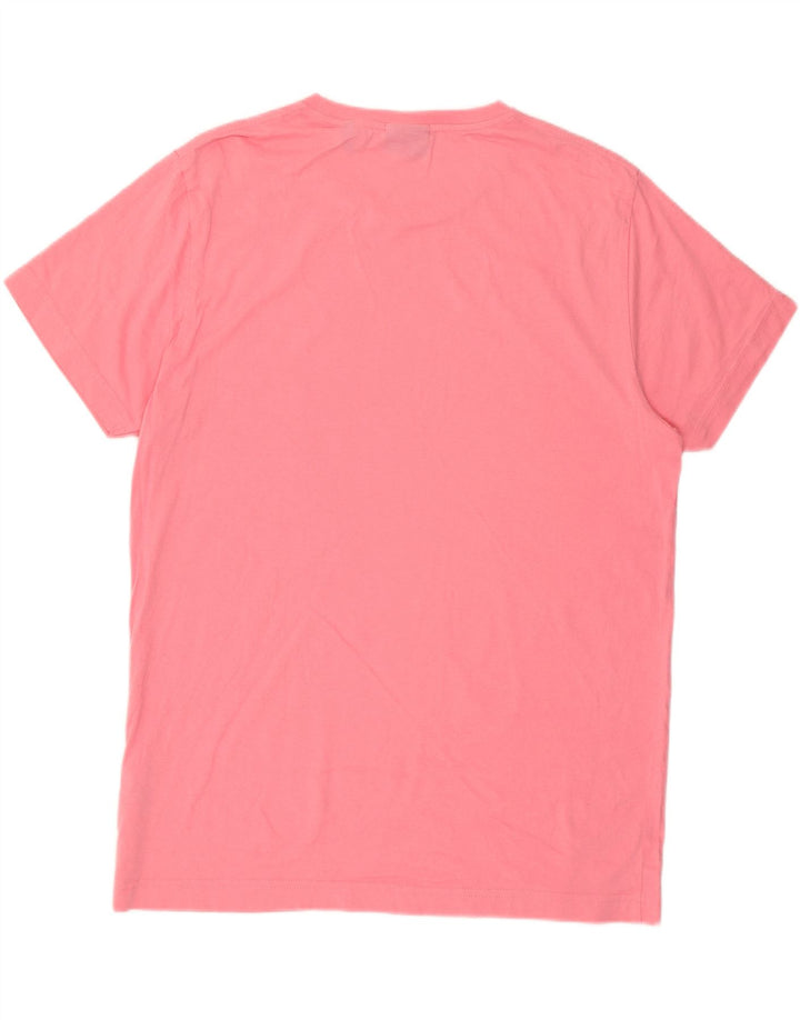 Gant Regular T-Shirt Top Stor Pink Bomuld