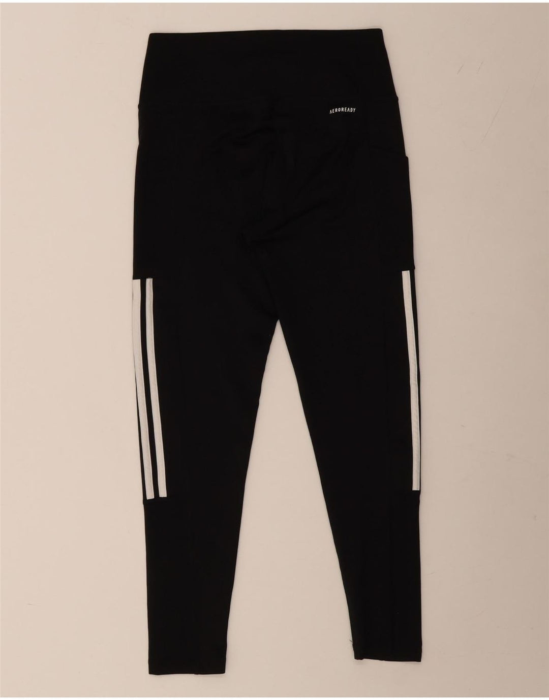 ADIDAS Aeroready Leggings til kvinder UK 12/14 Medium Black Polyester