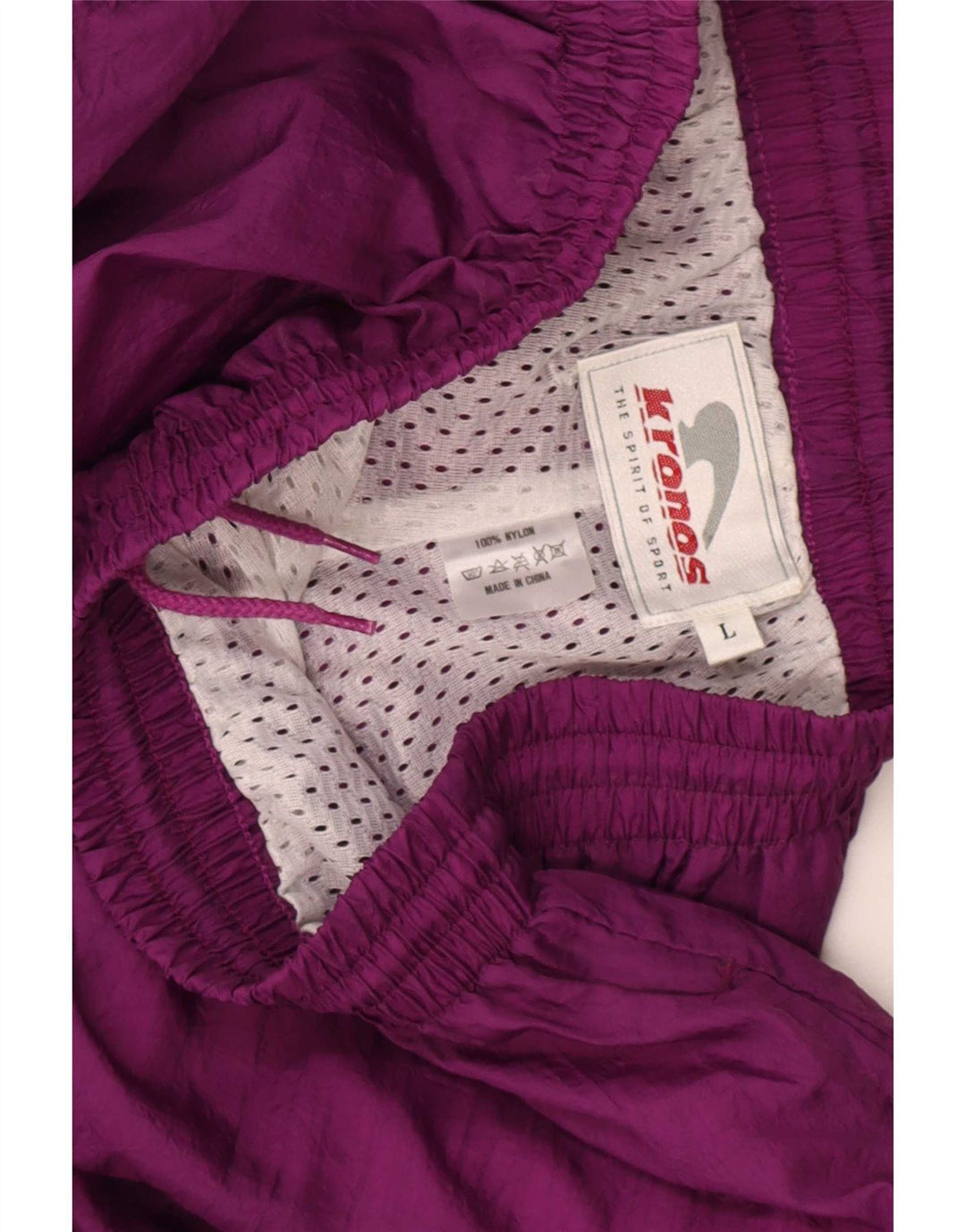 Kronos Træningsdragt til mænd Joggers Large Purple Nylon