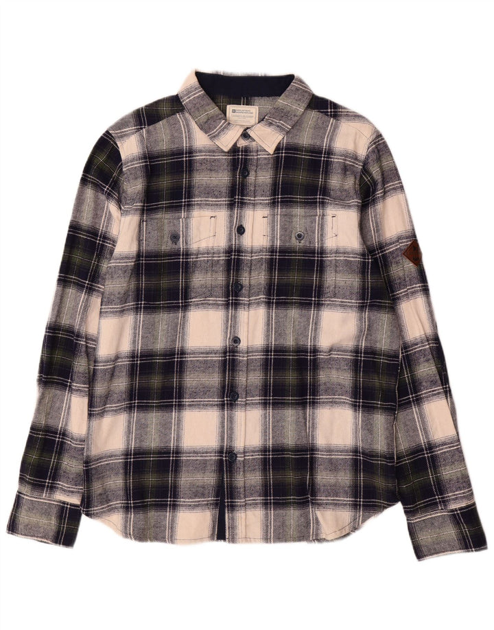 Mountain Warehouse Herre flannelskjorte Medium flerfarvet ternet bomuld