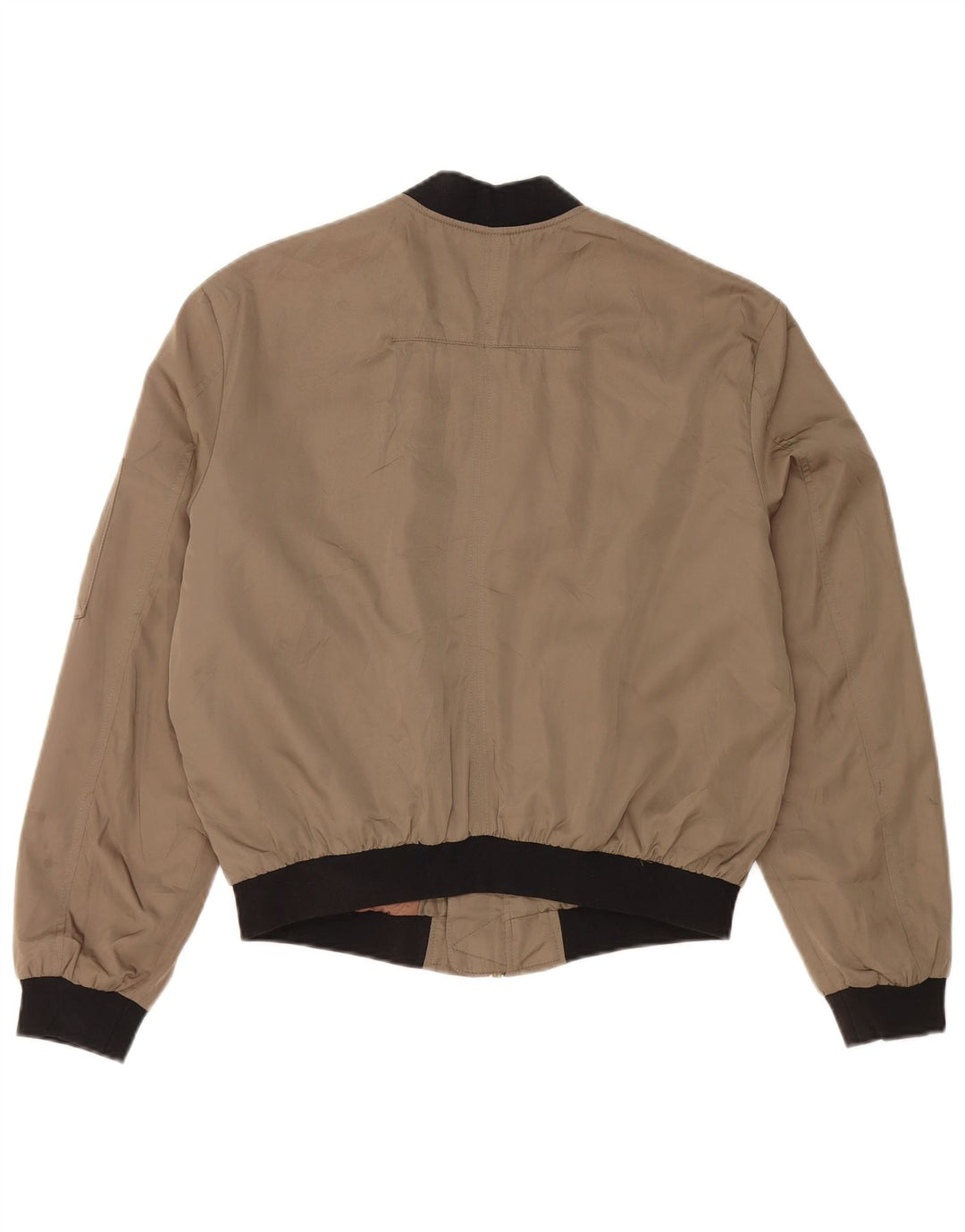 ZARA Oversized bomberjakke til kvinder UK 10 Lille grøn bomuld