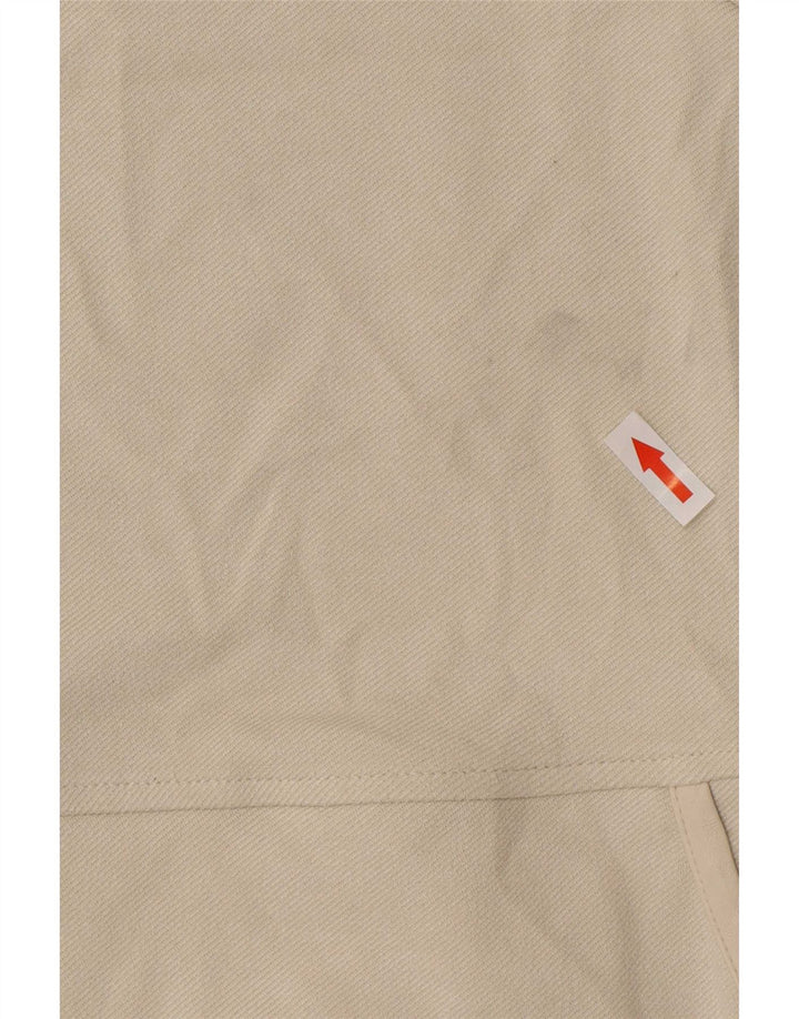 Zara Womens Shift Dress UK 14 Medium Beige Polyester