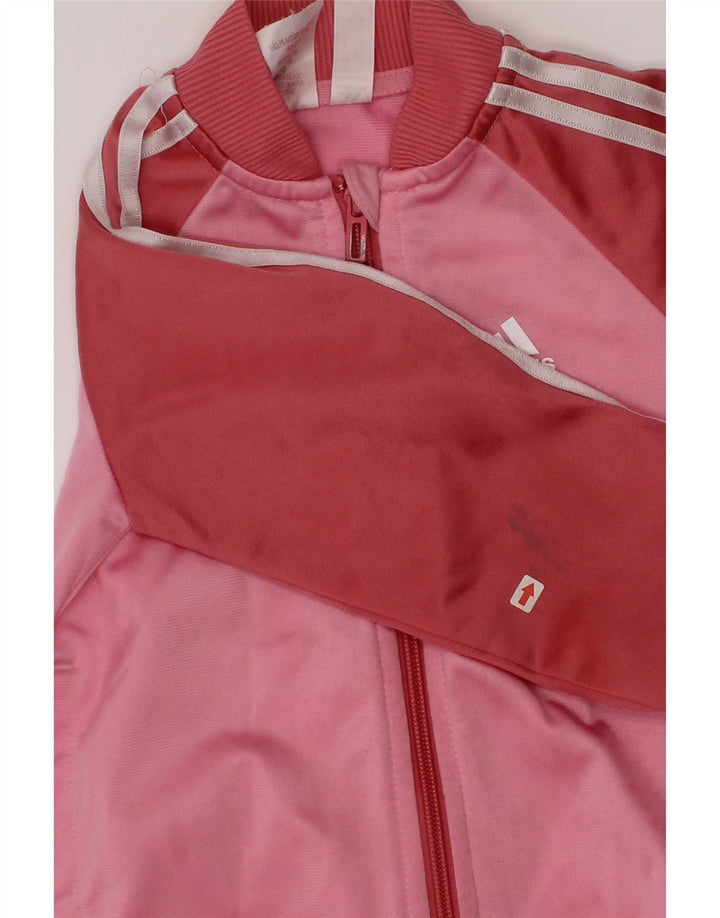 Adidas Pige Træningsdragt Topjakke 2-3 År Pink Colourblock Polyester