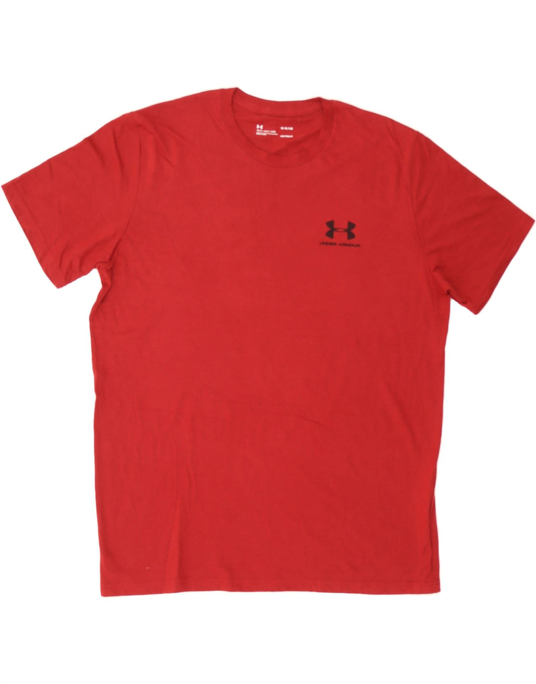 UNDER ARMOUR Mens T-Shirt Top Large Red Cotton Vintage Under Armour and Second-Hand Under Armour from Messina Hembry 