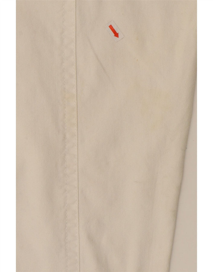 MICHAEL KORS Womens Straight Cropped Trousers US 8 Medium W32 L26 White Vintage Michael Kors and Second-Hand Michael Kors from Messina Hembry 