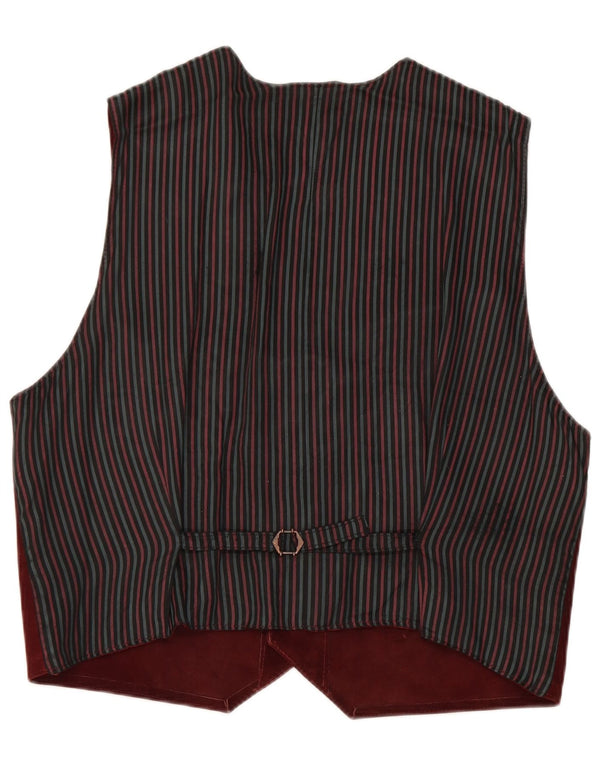 Vintage herre ruskind vest XL Burgundy