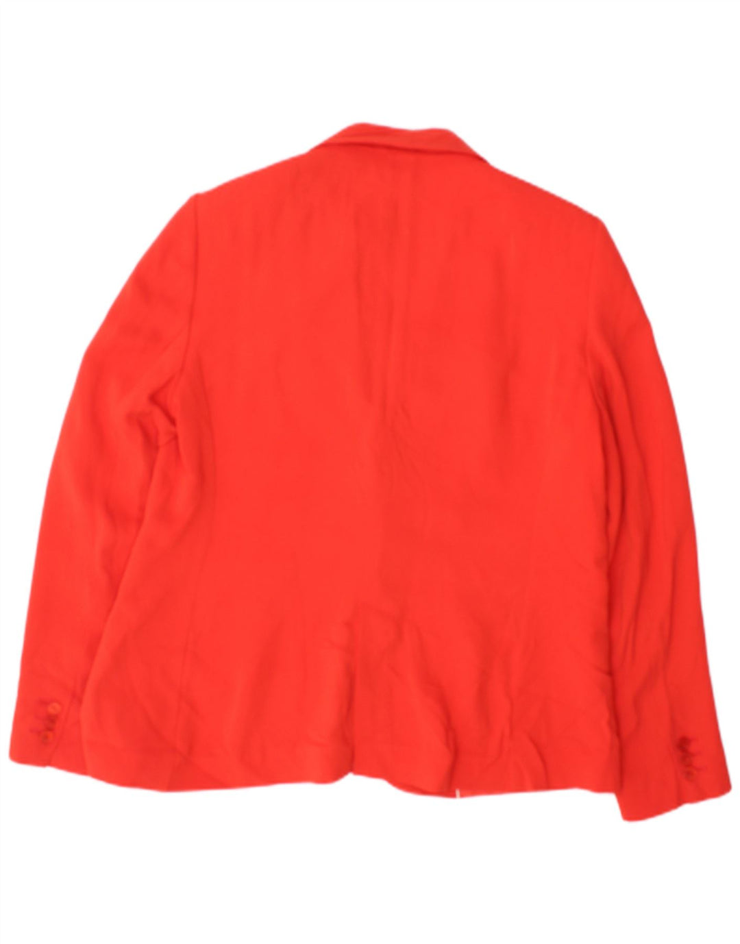 Massimo Dutti Dame 1 Knap Blazer Jakke EU 44 XL Rød Viscose