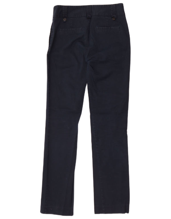 Zara Dame Slim Chino Bukser EU 36 XS W26 L32 Marineblå