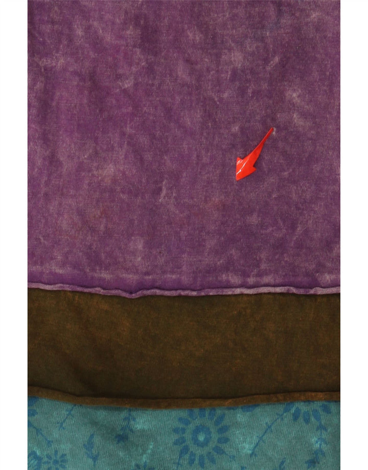 CONTRO CORRENTE Womens A-Line Skirt W32 Large Multicoloured Patchwork