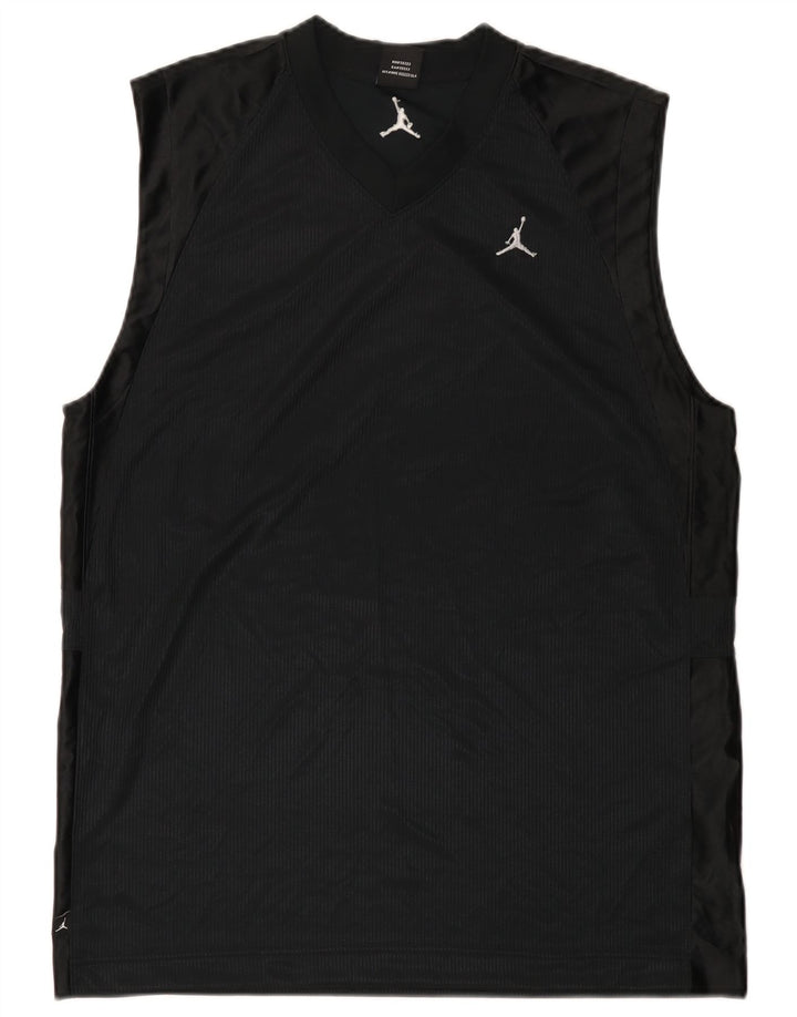 Jordan Herrevest Top Medium Sort Polyester