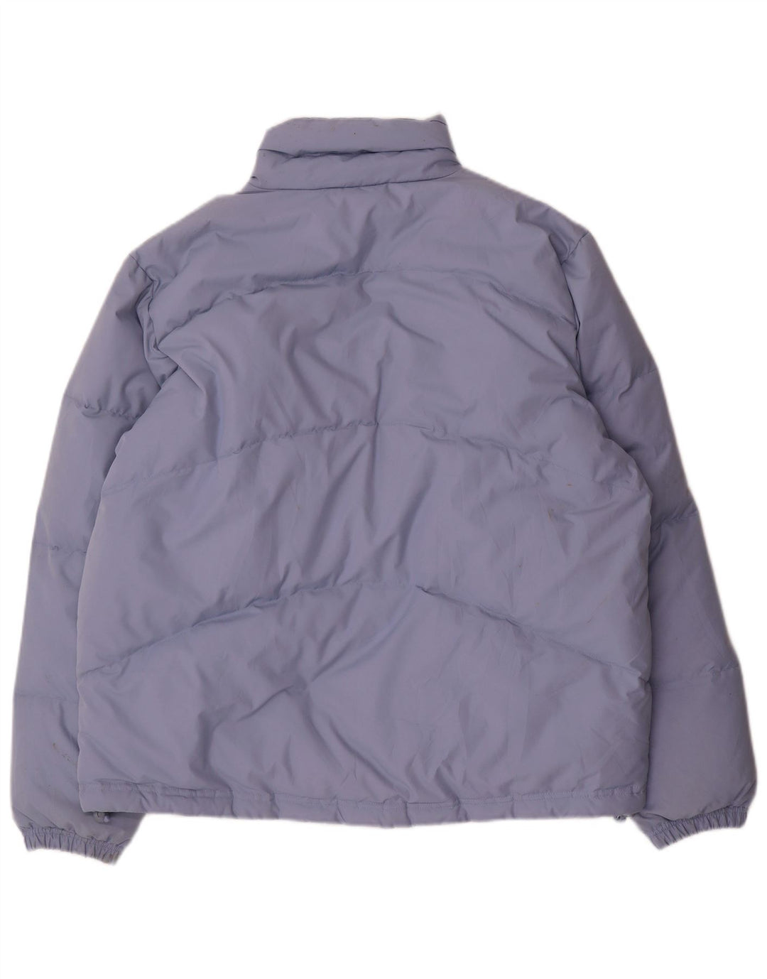 Adidas Dame Oversized Polstret Jakke UK 14 Stor Blå Polyester