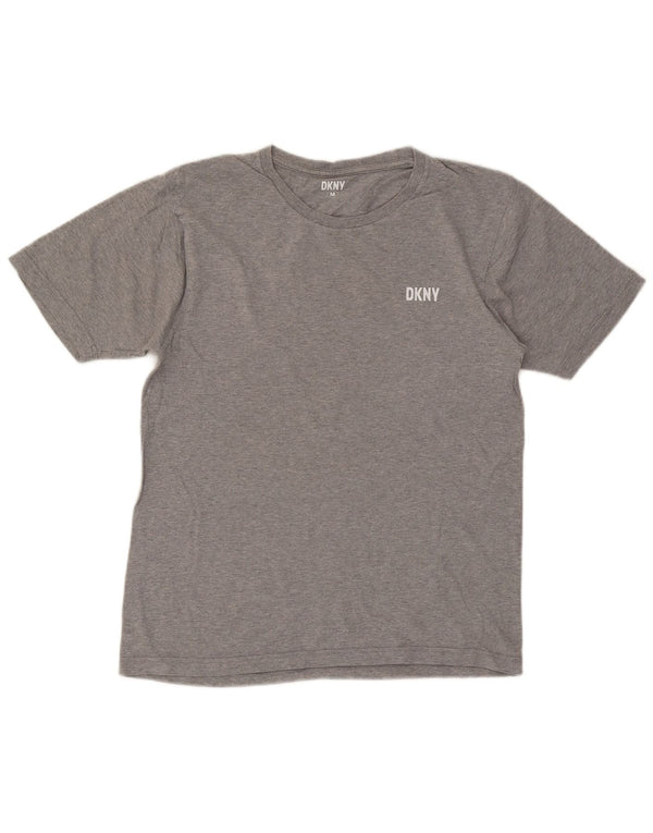 Dkny Herre T-Shirt Top Medium Grå Bomuld