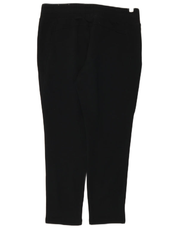 Puma Womens Crop Graphic Leggings UK 12 Medium Black Bomuld