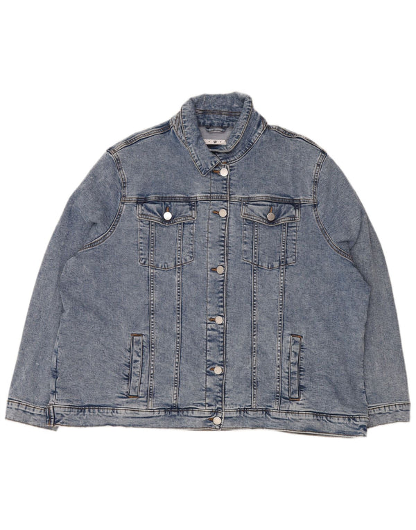 JOULES Dame denimjakke UK 26 5XL Blå Bomuld