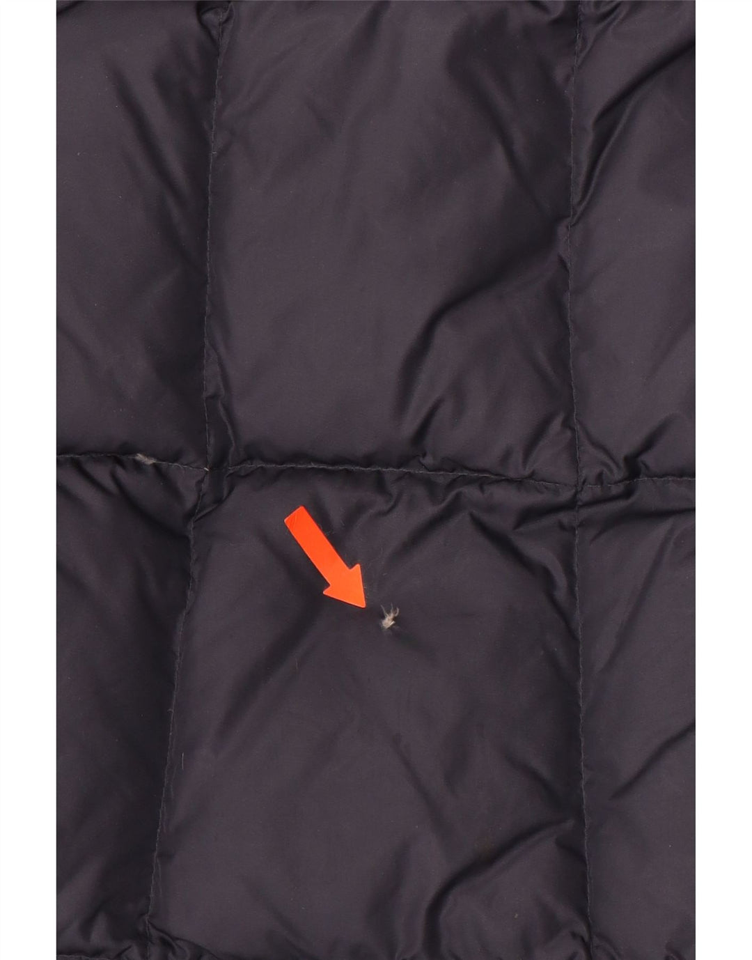 THE NORTH FACE Dame Oversized hættepolstret frakke UK 10 Small Navy Blue