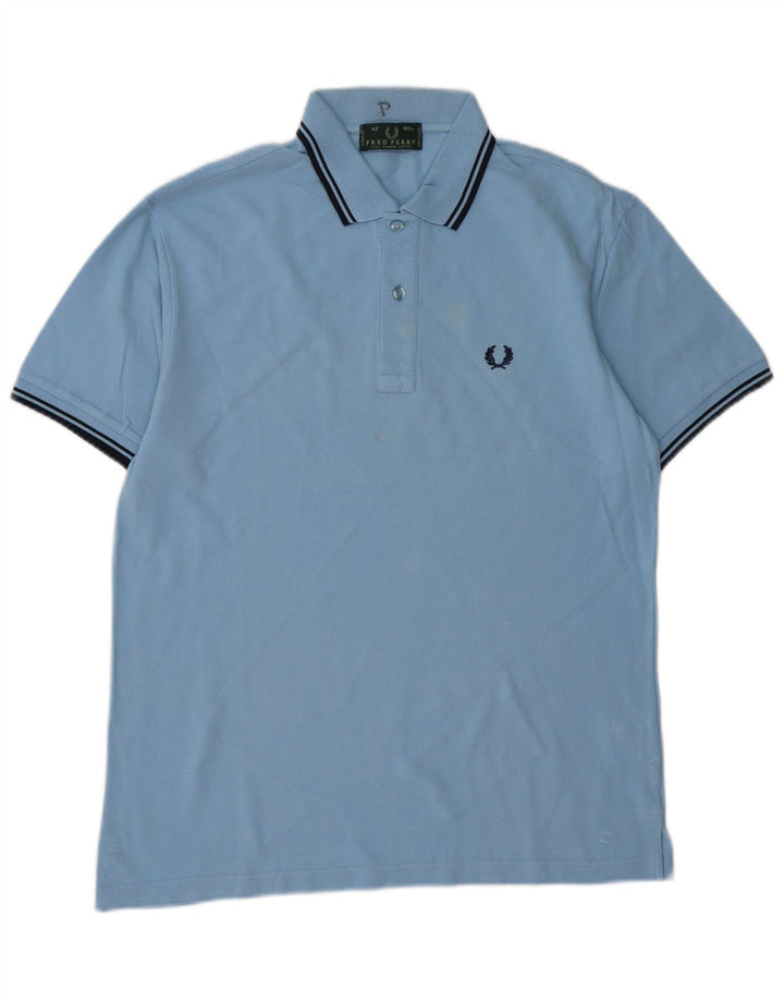 FRED PERRY Poloshirt til mænd Medium blå bomuld