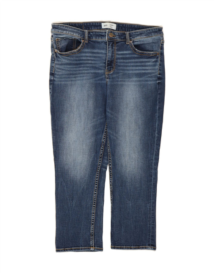 BKE Womens High Rise Curvy Cropped Jeans W32 L24 Blue Cotton Vintage BKE and Second-Hand BKE from Messina Hembry 