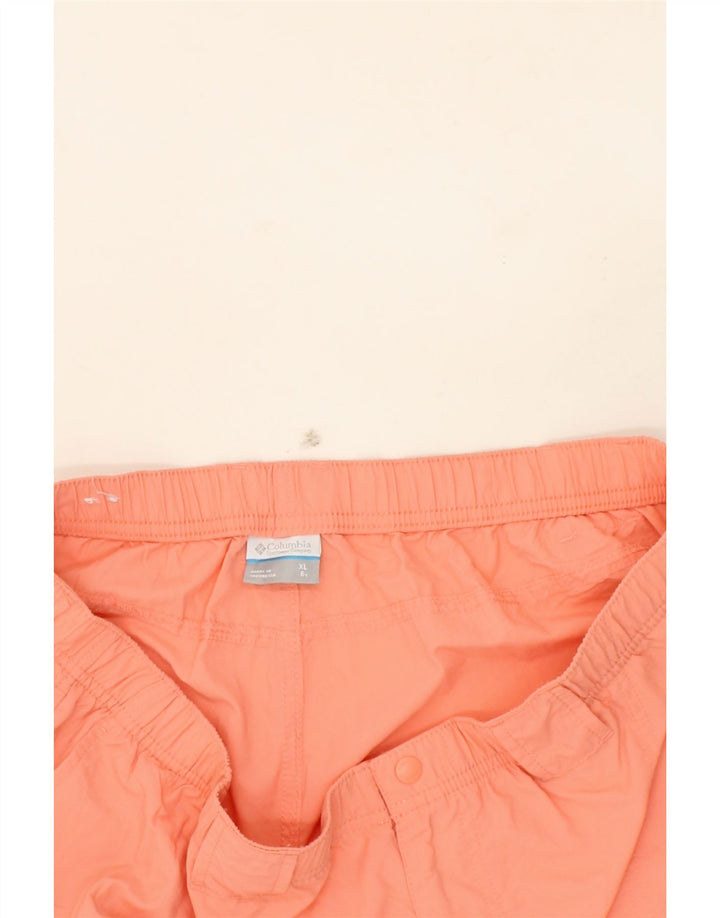 COLUMBIA Womens Cargo Shorts XL W38  Pink Nylon Vintage Columbia and Second-Hand Columbia from Messina Hembry 