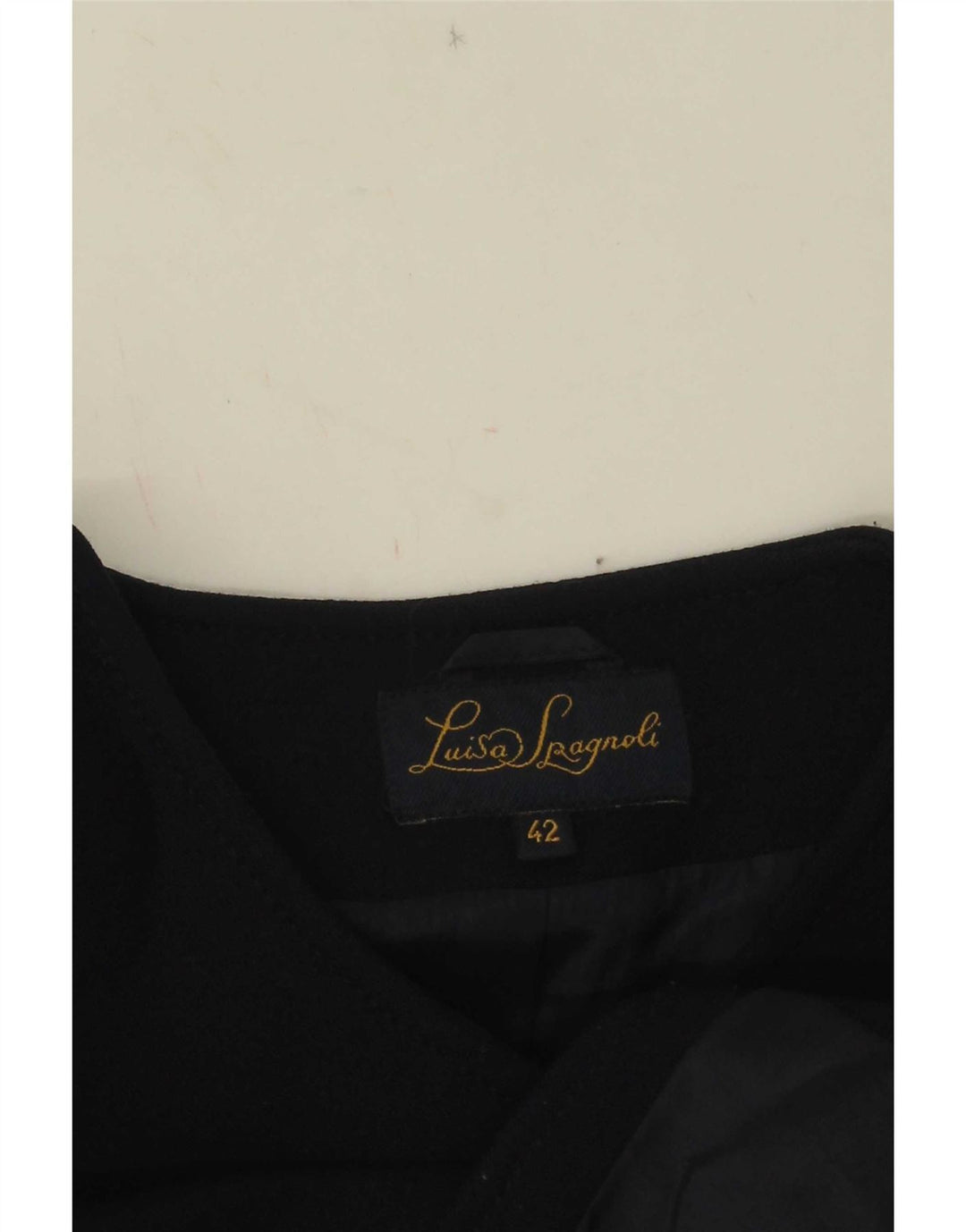 Luisa Spagnoli Dame Open Blazer Jacket IT 42 Medium Navy Blue