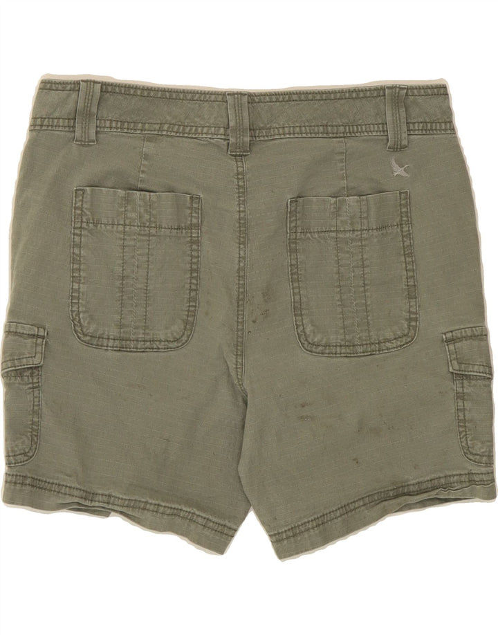 EDDIE BAUER Womens Cargo Shorts US 6 Medium W30  Khaki Cotton Vintage Eddie Bauer and Second-Hand Eddie Bauer from Messina Hembry 