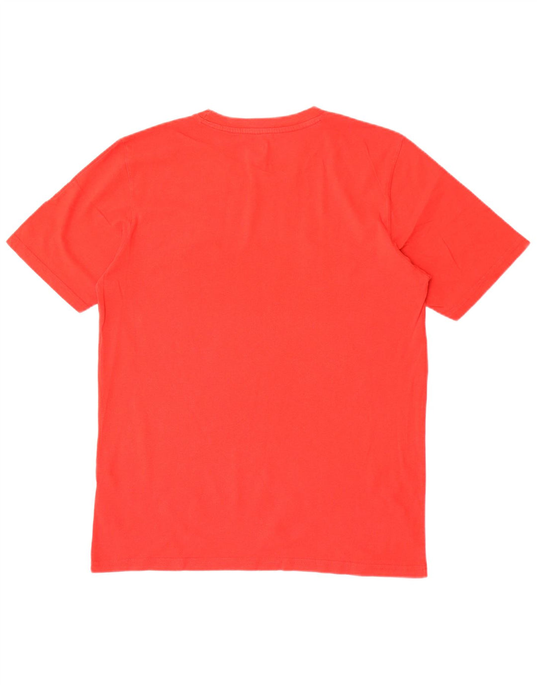 Lee Herre Grafisk T-Shirt Top Stor Rød Bomuld