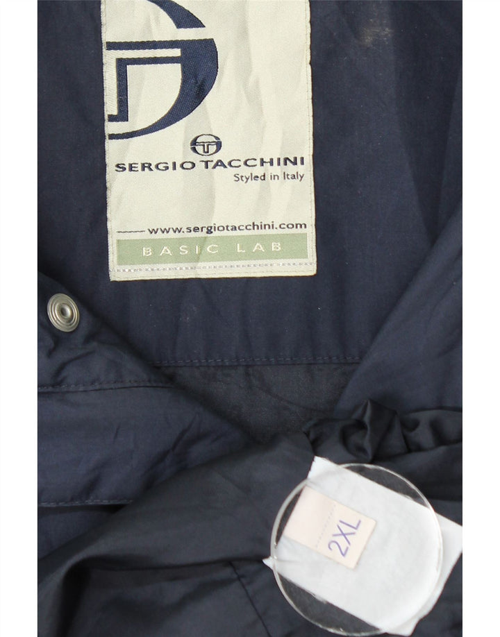 Sergio Tacchini Herre Utility Jacket UK 44 2XL Navy Blue