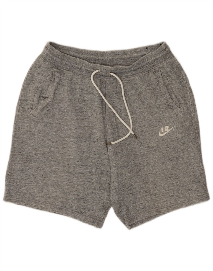 Nike sportsshorts til mænd, store grå flækkede bomuld