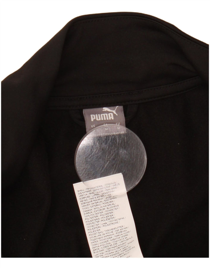 PUMA træningsdragt topjakke til kvinder UK 14 Medium Sort Colourblock Polyester