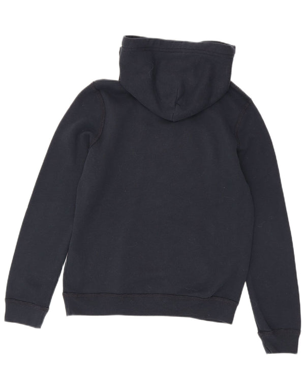 Abercrombie & Fitch Boys Graphic Hoodie Jumper 13-14 Years Large Navy Blue