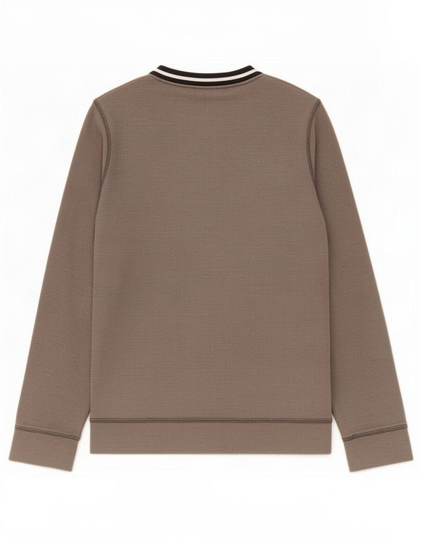 Abercrombie & Fitch Boys Sweatshirt Jumper 9-10 år Grå bomuld