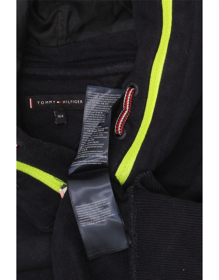 Tommy Hilfiger drenge hættetrøje 13-14 år marineblå polyester