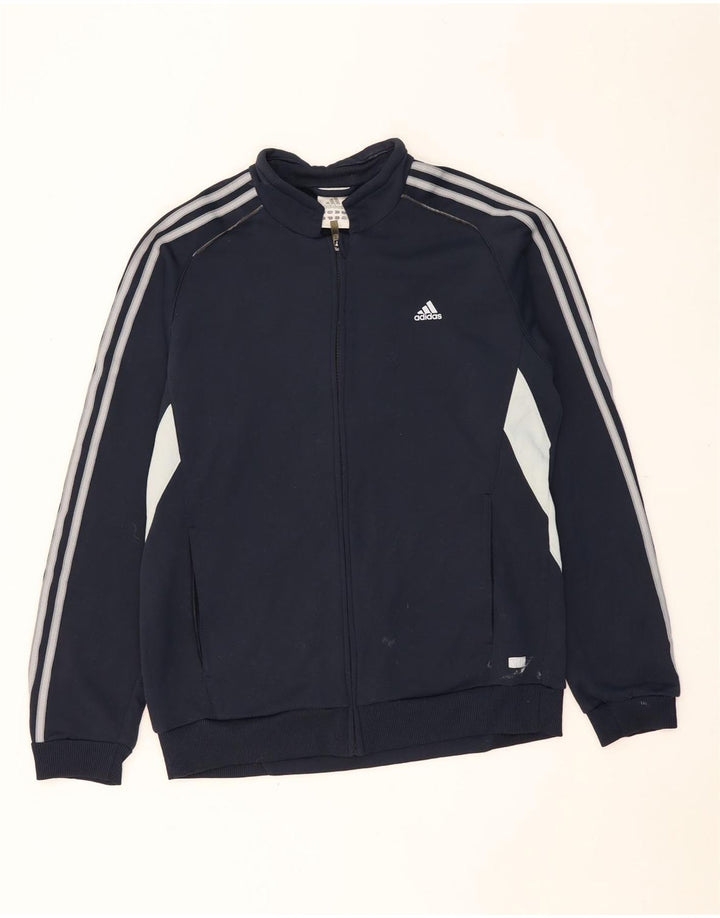 ADIDAS Træningsdragt til mænd Topjakke Stor marineblå Colourblock Polyester
