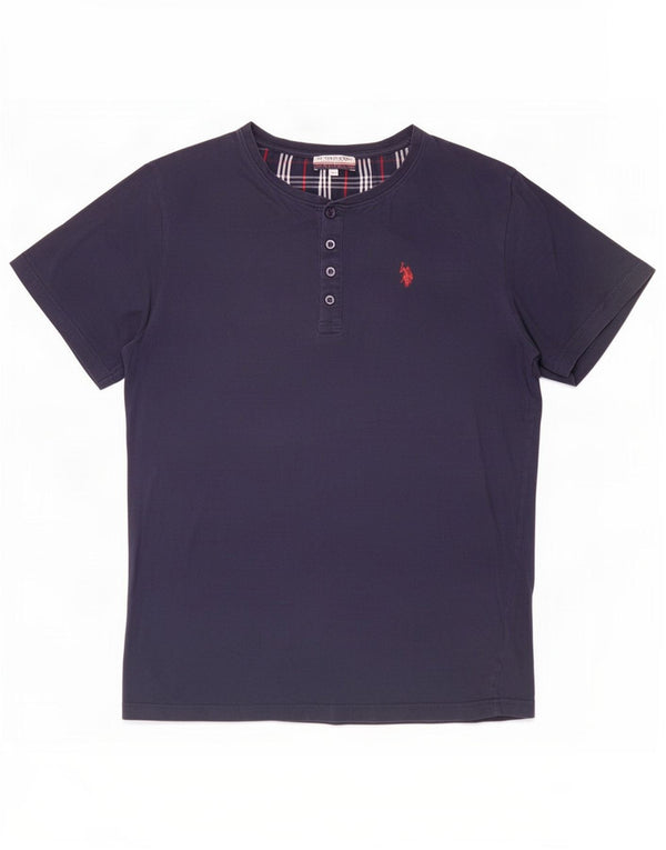 U.S. Polo Assn. Herre T-shirt top XL marineblå bomuld