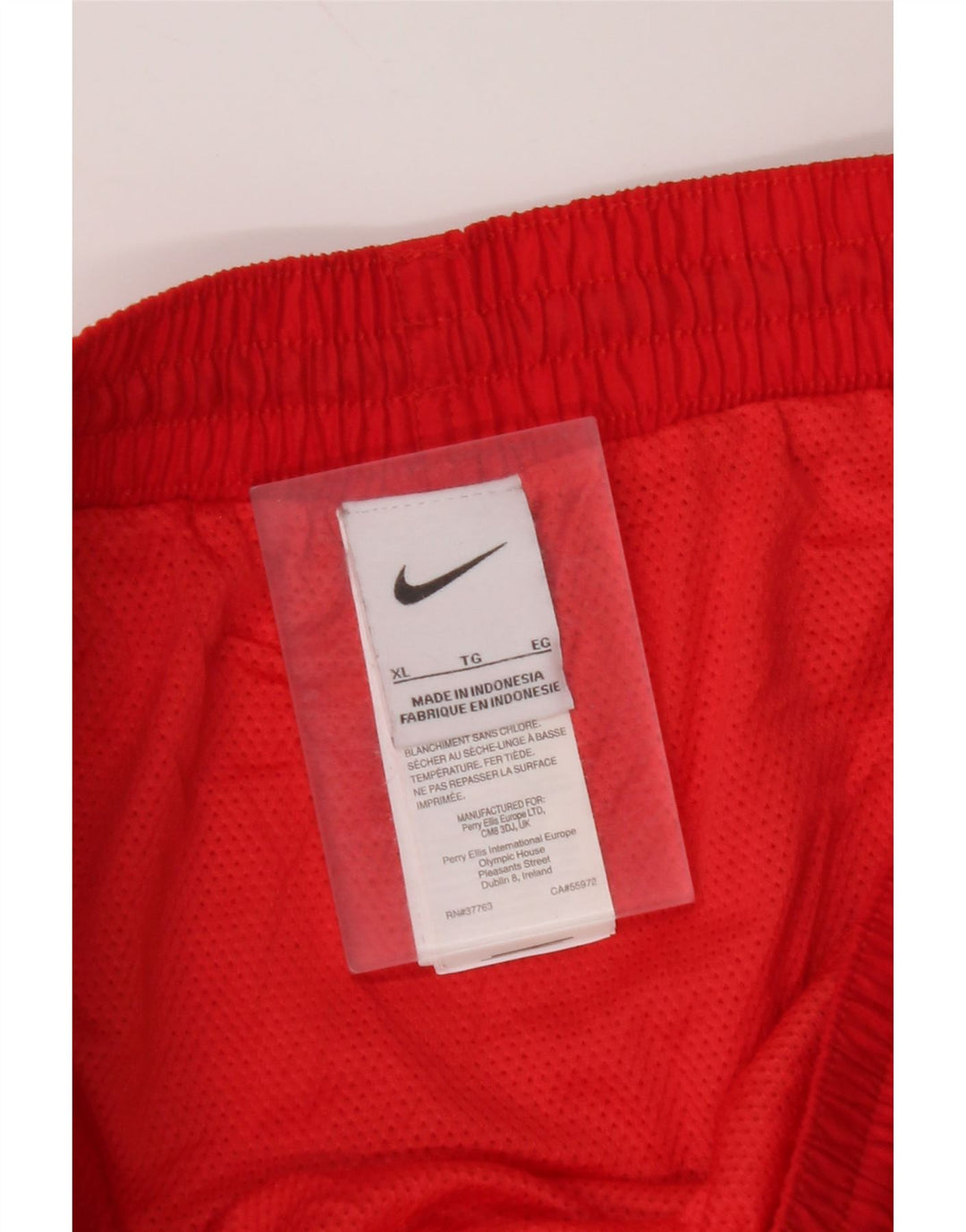 NIKE Grafiske svømmeshorts til mænd XL Rød polyester