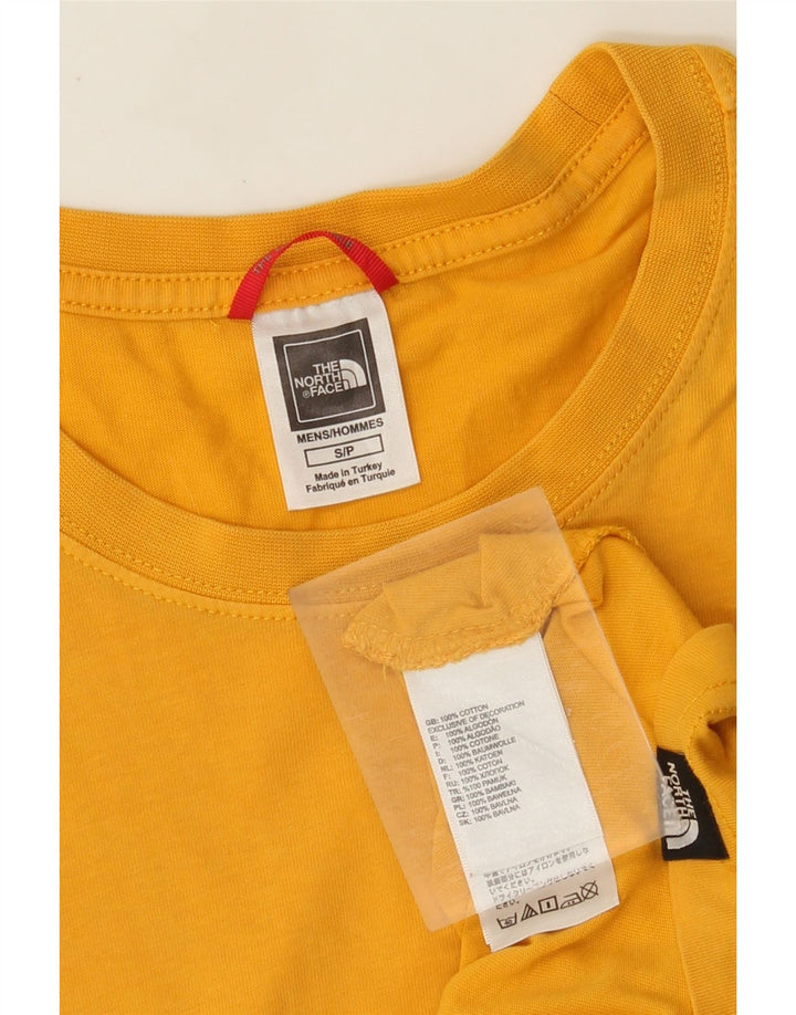 The North Face Herre T-Shirt Top Lille Gul Bomuld
