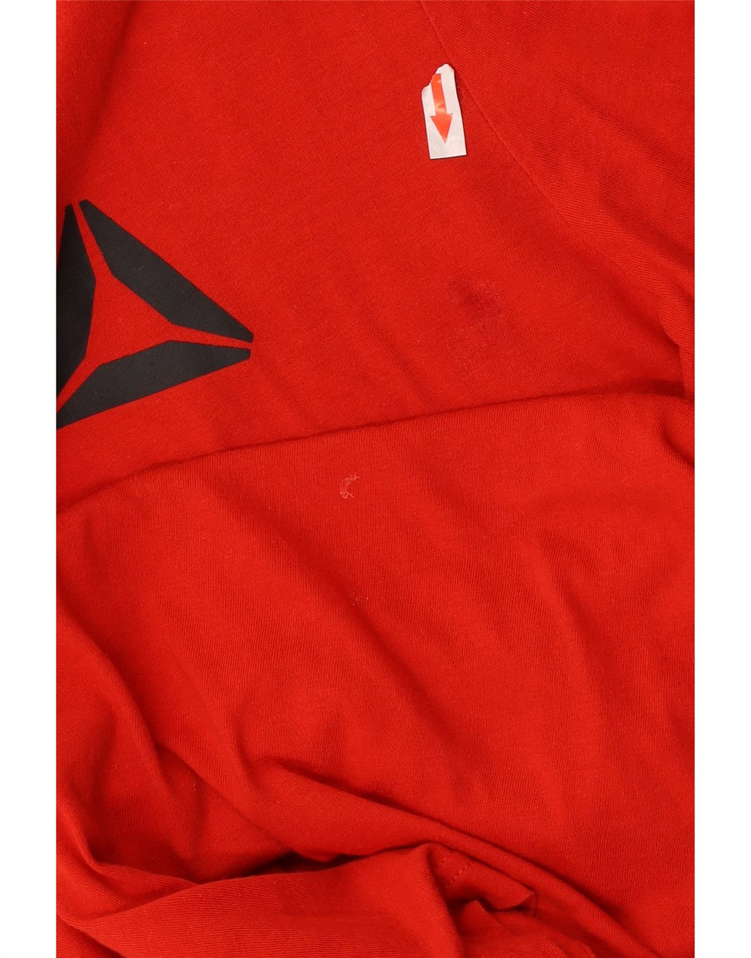 Reebok Herre Grafisk T-Shirt Top XL Rød Bomuld