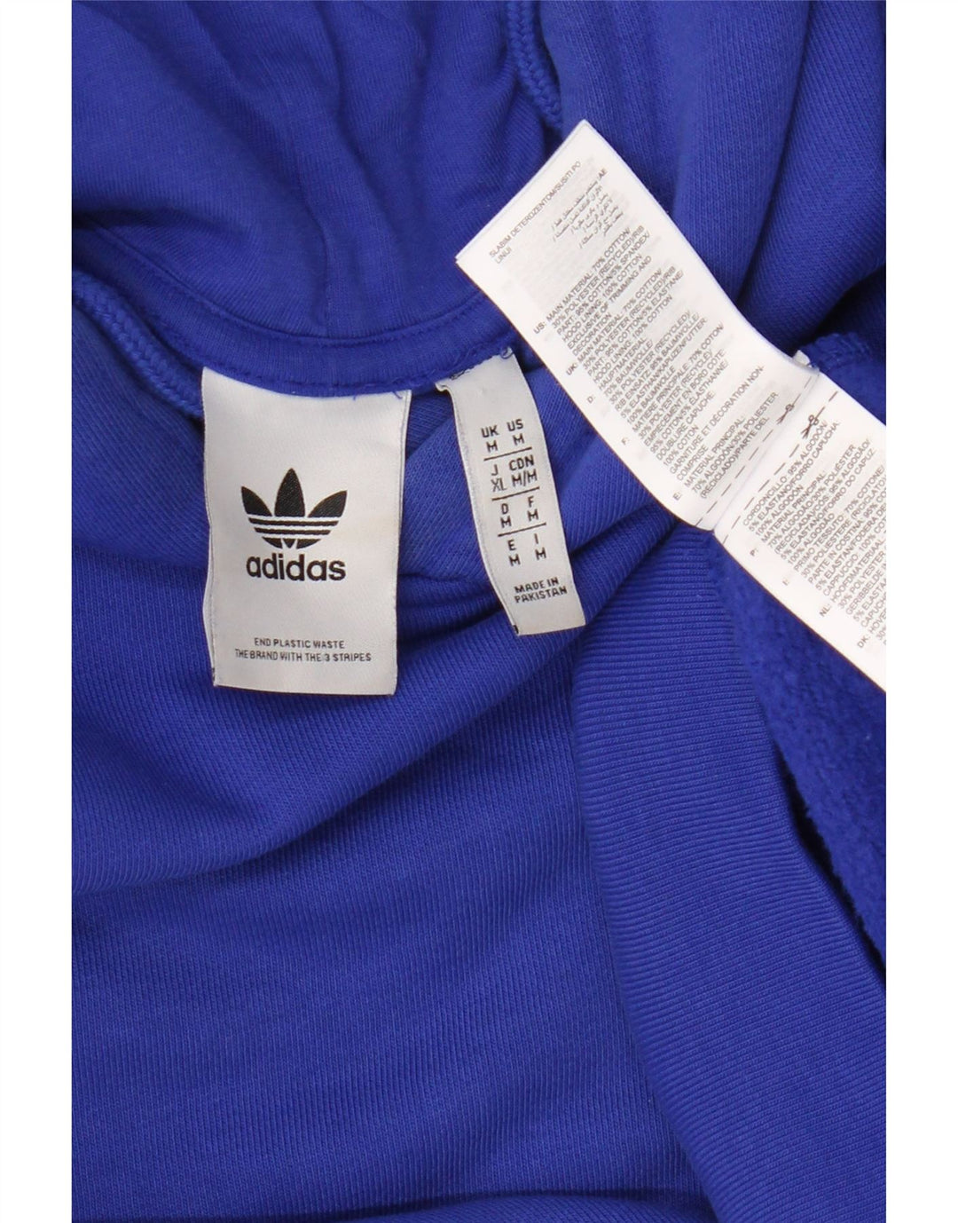 Adidas Herre hættetrøje Jumper Medium Blue Bomuld