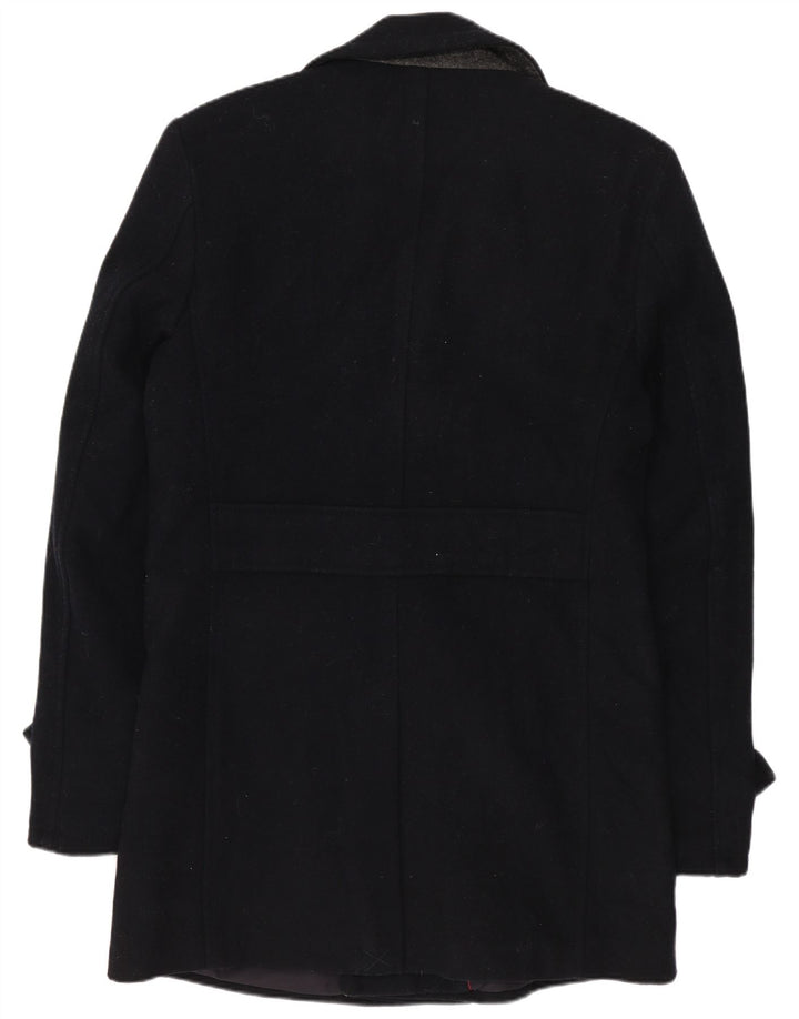 Angelo Litrico Herre Pea Coat UK 36 Small Navy Blue Uld