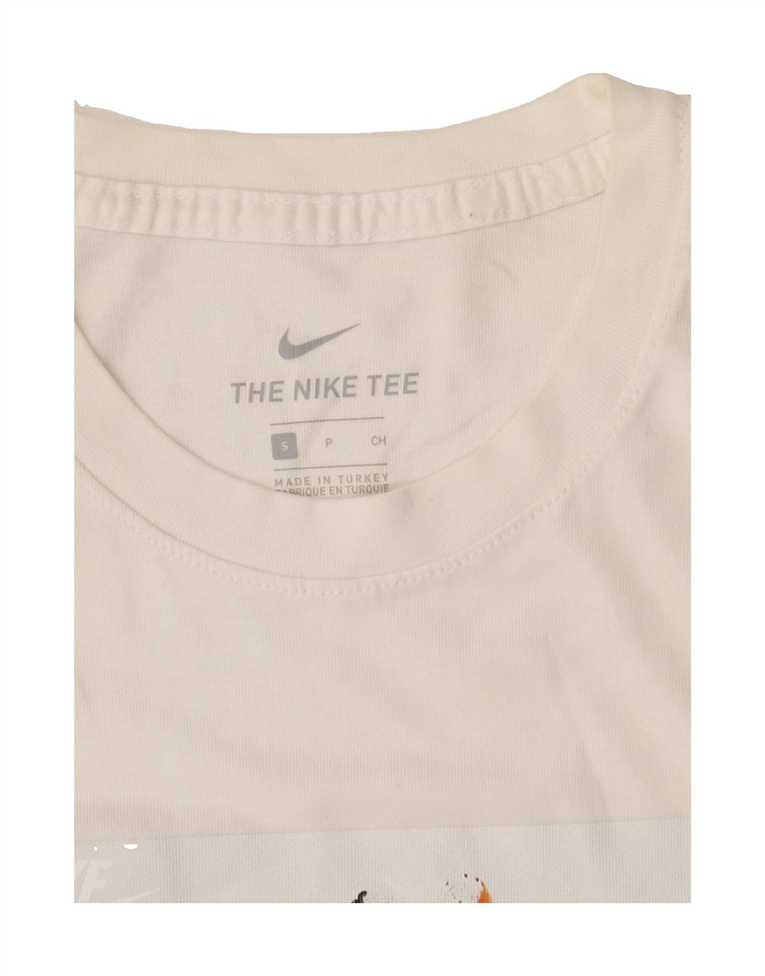 NIKE Mens Graphic T-Shirt Top Small White Cotton Vintage Nike and Second-Hand Nike from Messina Hembry 