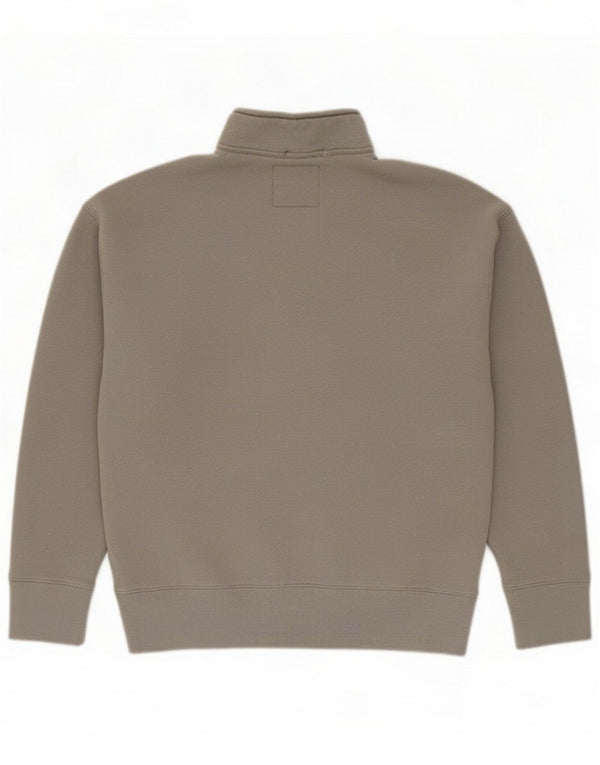 Hollister Womens Relaxed Fit Sweatshirt Jumper UK 6 XS Grå Bomuld