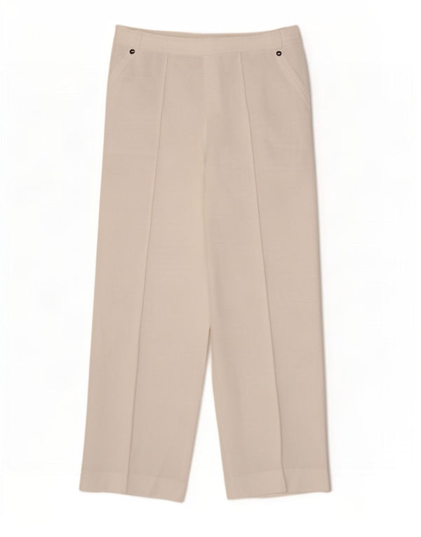 Marks & Spencer Lige fritidsbukser til kvinder UK 8 Small W26 L27 White
