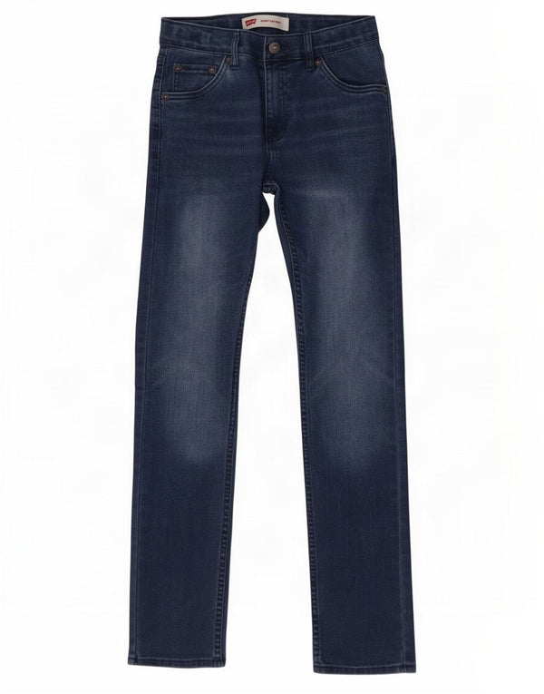 Levi's Boys 510 Skinny Jeans 13-14 år W28 L30 Blue Cotton